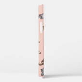 Naadloze patroondoodle katten, illustratie Case-Mate iPhone case (Achterkant / Rechts)