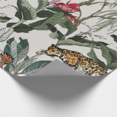 Naadloze patroonhandleiding getekende botanische i cadeaupapier (Hoek)