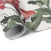 Naadloze patroonhandleiding getekende botanische i cadeaupapier (Rol Hoek)