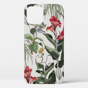Naadloze patroonhandleiding getekende botanische i Case-Mate iPhone case