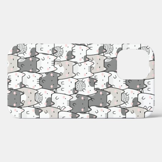 Naadloze patroonklinkers Case-Mate iPhone case (Achterkant (horizontaal))