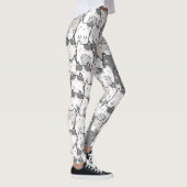 Naadloze patroonklinkers leggings (Rechts)