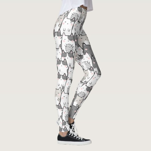Naadloze patroonklinkers leggings (Rechts)