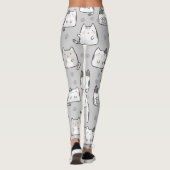 Naadloze patroonklinkers leggings (Achterkant)