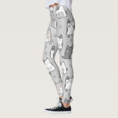 Naadloze patroonklinkers leggings (Links)