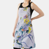 Naadloze patroonlentbloemen. schort (Insitu)