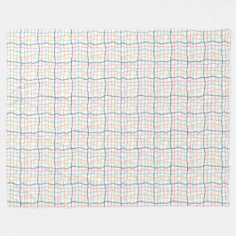 Naadloze patroonoversteekpenningen fleece deken