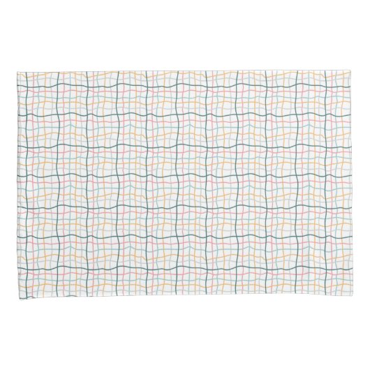 Naadloze patroonoversteekpenningen kussensloop (Voorkant-Rechts)