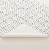 Naadloze patroonoversteekpenningen sherpa deken (3/4)