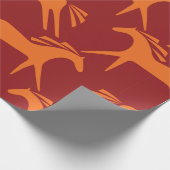 Naadloze patroonpaarden cadeaupapier (Hoek)