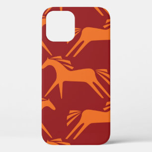 Naadloze patroonpaarden Case-Mate iPhone case