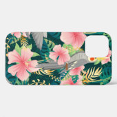 Naadloze patroonpapegaai met een schattig kakkerpa Case-Mate iPhone case (Achterkant (horizontaal))