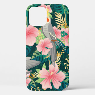 Naadloze patroonpapegaai met een schattig kakkerpa Case-Mate iPhone case