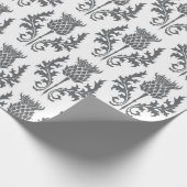 naadloze patroonsilhouetschroefdraad cadeaupapier (Hoek)