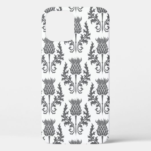 naadloze patroonsilhouetschroefdraad Case-Mate iPhone case (Achterkant)