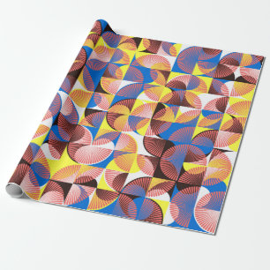 naadloze patroontegels met cirkels en st cadeaupapier
