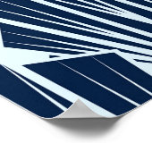 Naadloze patroonversiering met gestileerde geometr poster (Hoek)