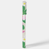 Naadloze plumeria Patroonplaat Case-Mate iPhone Case (Achterkant / Rechts)