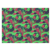 Naadloze pointillisme handbeschilderde cirkels ron tafelkleed (Voorkant (Horizontaal))