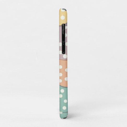 Naadloze Polka Dot Patroon in Pastel Kleuren Case-Mate iPhone Case (Achterkant/links)