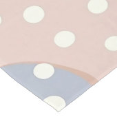 Naadloze Polka Dot Patroon in Pastel Kleuren Korte Tafelloper (Hoek)