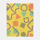 Naadloze Pop Art Pattern. Abstracte kleurige tekst Fleece Deken (Voorkant)