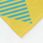 Naadloze Pop Art Pattern. Abstracte kleurige tekst Fleece Deken (Hoek)