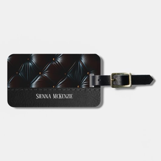 Naadloze  reliëf bagagelabel (Voorkant horizontaal)