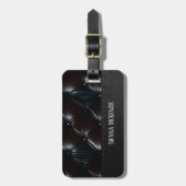 Naadloze  reliëf bagagelabel (Voorkant verticaal)