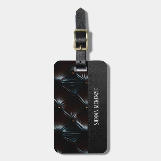 Naadloze  reliëf bagagelabel (Voorkant verticaal)