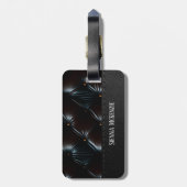 Naadloze  reliëf bagagelabel (Achterkant verticaal)