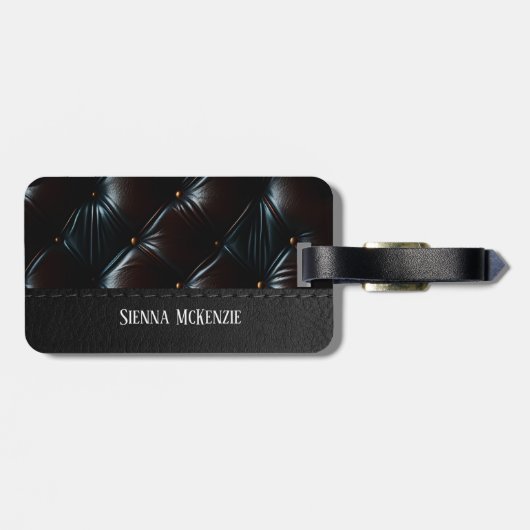 Naadloze  reliëf bagagelabel (Achterkant horizontaal)