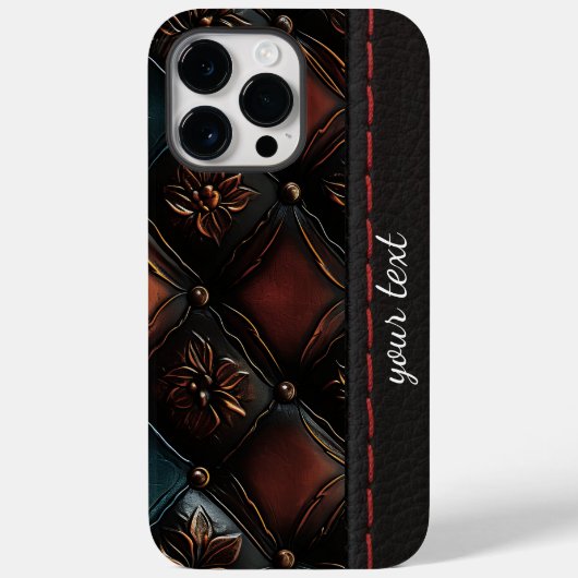 Naadloze reliëf Case-Mate iPhone case (Achterkant)