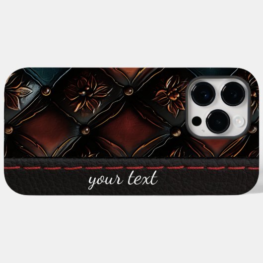 Naadloze  reliëf Case-Mate iPhone case (Achterkant (horizontaal))