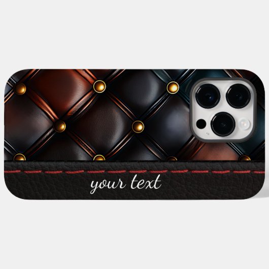 Naadloze  reliëf Case-Mate iPhone case (Achterkant (horizontaal))