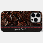 Naadloze  reliëf Case-Mate iPhone case (Achterkant (horizontaal))