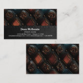 Naadloze  reliëf visitekaartje (Voorkant / Achterkant)