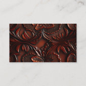 Naadloze  reliëf visitekaartje (Achterkant)