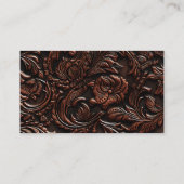 Naadloze  reliëf visitekaartje (Achterkant)