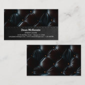 Naadloze  reliëf visitekaartje (Voorkant / Achterkant)