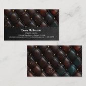 Naadloze  reliëf visitekaartje (Voorkant / Achterkant)