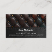 Naadloze  reliëf visitekaartje (Voorkant)