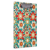 Naadloze Retro Bloemen Patroon.  decoratief Klembord (Rechts)
