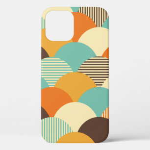 Naadloze retro geometrisch met kleurrijke lineaire Case-Mate iPhone case