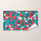 Naadloze retro geometrische wasdoek met patroon bad handdoek (Handdoek)