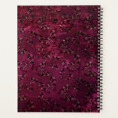 Naadloze retro  kinder abstract, maar vlekjes planner (Achterkant)