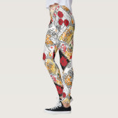 Naadloze retro patchwork-patches leggings (Links)