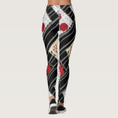 Naadloze retro  patchwork-patches leggings (Achterkant)
