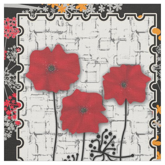 Naadloze retro  patchwork-patches stof (Close Up)