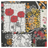 Naadloze retro  patchwork-patches stof (Swatch)